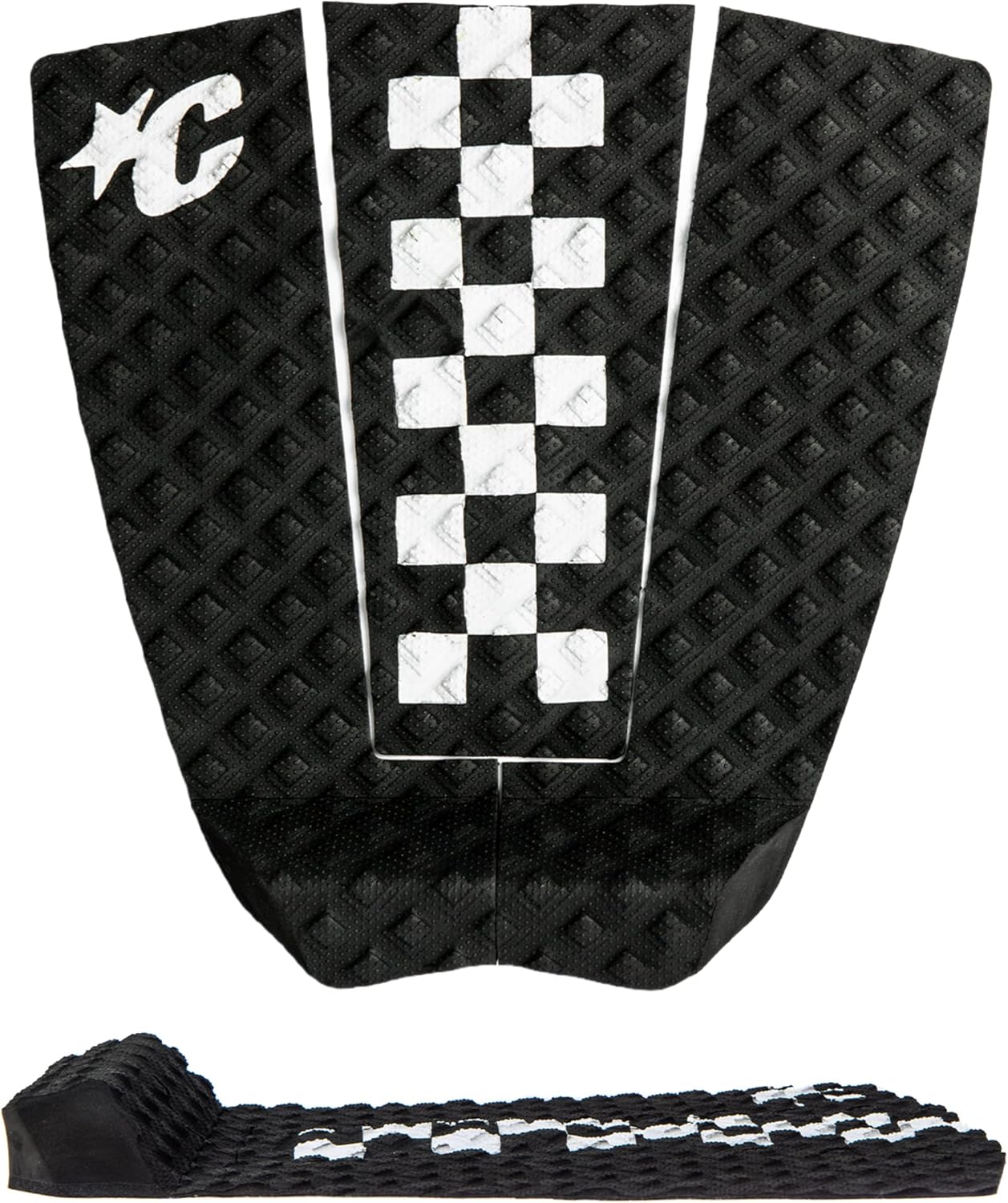 即発送！サーフボードクリアデッキパッド66枚入り(内ハーフ12枚)透明　ワックス サーフボードクリアデッキパッド66枚入り(内ハーフ12枚)透明